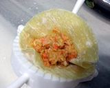 A picture of step 1 of Dumpling Noodle Soup.