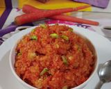 गाजर हलवा (gajar halwa recipe in marathi) रेसिपी स्टेप 5 फोटो 