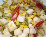 Foto langkah ke 4 dari resep Oseng Buncis,tahu dan jagung manis.