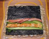 A picture of step 2 of Authentic California Roll.