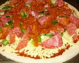 A picture of step 9 of Chroizo Pepper Pizza 🍕.