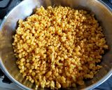 A picture of step 3 of Sweet Boondi.