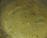 A picture of step 3 of Mandys ham and cheese fluffy light omelette(souffle style).