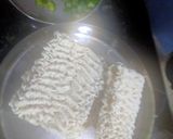 A picture of step 2 of Red Maggi noodles Momos.