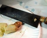 A picture of step 4 of Mongolian beef.