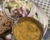 A picture of step 5 of Sour kadhi pakoda.