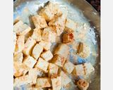 A picture of step 3 of Paneer Chilli.