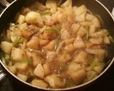 A picture of step 4 of Sausage and Potatoes.