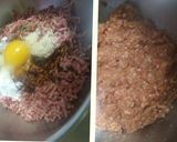 A picture of step 6 of Ground Meat Cutlets Juicy with Cabbage and Pork.