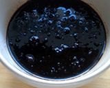 A picture of step 3 of Bee's Blackberry Balsamic Vinegar.