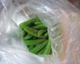 A picture of step 2 of Crunchy and Delicious! Pan-Fried Sugar Snap Peas.