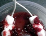 A picture of step 5 of " Used Tampons " halloween cherry marshmallows.