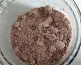 A picture of step 2 of Kerala brown rice puttu.