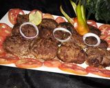 A picture of step 4 of Gola kabab.