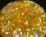 A picture of step 7 of Hot and sour soup.
