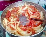 Hình bước làm 4 của món Bún riêu bò