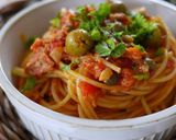 A picture of step 6 of My Easy Spaghetti alla Puttanesca.