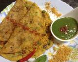 Stuffed Mixed Dal Cheela recipe step 7 photo