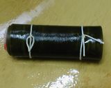 A picture of step 7 of For the New Year Feast - Konbu Seaweed Wrapped Ground Chicken.