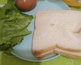 Foto langkah ke 1 dari resep Roti Telur Keju.