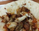 A picture of step 2 of Left over roast dinner in a wrap. Yummy 😋😋.Air fryer.