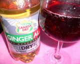 A picture of step 2 of Rooster's Comb Drink (Alcoholic).