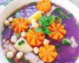 Hình bước làm 4 của món Canh sườn hạt sen rau củ