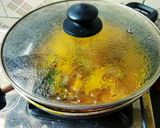 A picture of step 7 of Keema and peas aloo dum.