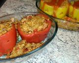 Foto del paso 7 de la receta Pimiento relleno (Halloween)