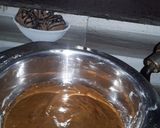 A picture of step 2 of Eggless tawa cake.
