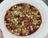 Foto langkah ke 3 dari resep Cumi Sosis Saus Mentega.