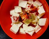 A picture of step 1 of Niramish Paneer - No Onion No Garlic.