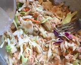 A picture of step 3 of Tuna & Cabbage Okonomiyaki with Oat Flour.