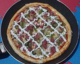Foto langkah ke 9 dari resep Pizza Teflon Sederhana.