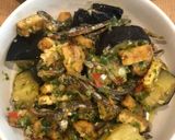 Foto langkah ke 4 dari resep Terong,teri,tempe pedas ala warteg.