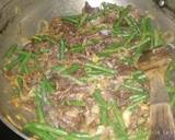 Kacang panjang beef teriyaki langkah memasak 5 foto