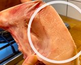 A picture of step 1 of Grilled fish collar.