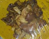 A picture of step 1 of Marinated then grilled chicken.