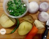 A picture of step 1 of Aloo MOMO (Potato Momo).