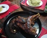 A picture of step 7 of #themechallenge roasted chicken and mukimo.