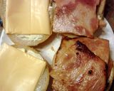 A picture of step 10 of Hot Ham & Cheese Sandwiches .. for a Party.
