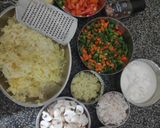 A picture of step 2 of Baked Vegetable Shepherd's Pie.
