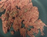 A picture of step 2 of Beef Enchilada Casserole.