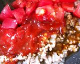 A picture of step 6 of Pasta Bolognese with Yakiniku Sauce.