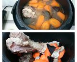 A picture of step 2 of Carrot And Sour Plum In Pork Soup.