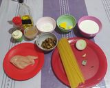 Foto del paso 1 de la receta: Spaghetti con salsa bechamel y pollo