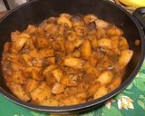 Une image de l'étape 12 de Pommes de terre à la tomate, coriandre et épices.