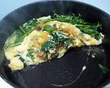 A picture of step 2 of Spinach Omelette.