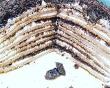 Foto langkah ke 10 dari resep Choco Oreo Mille Crepes.