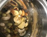 A picture of step 3 of Thandai.